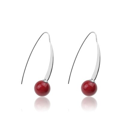 Red Spanish Pearl Earrings