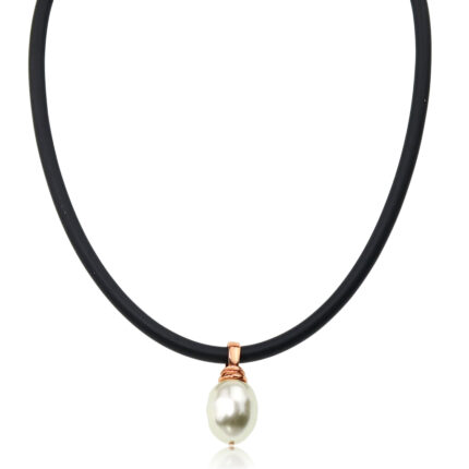 Gold Pearl Necklace