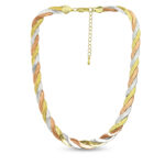 3 Row Braided Necklace