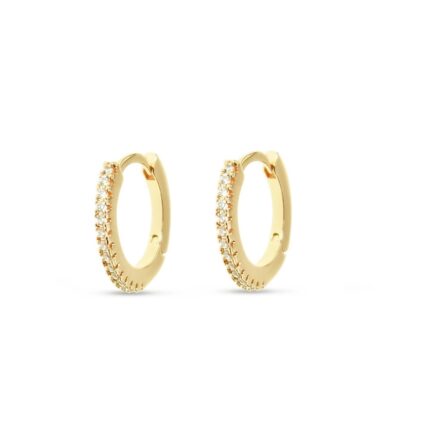 Yellow Gold Huggie Hoop