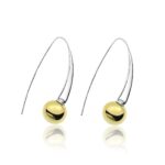 Yellow Gold Spanish Earrings 2 tone
