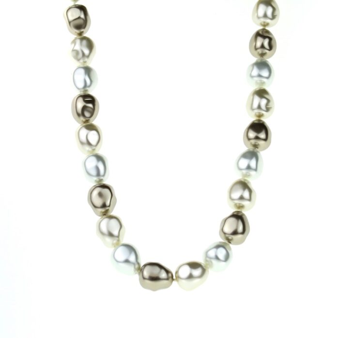 Cream Tone Baroque Pearl Necklace